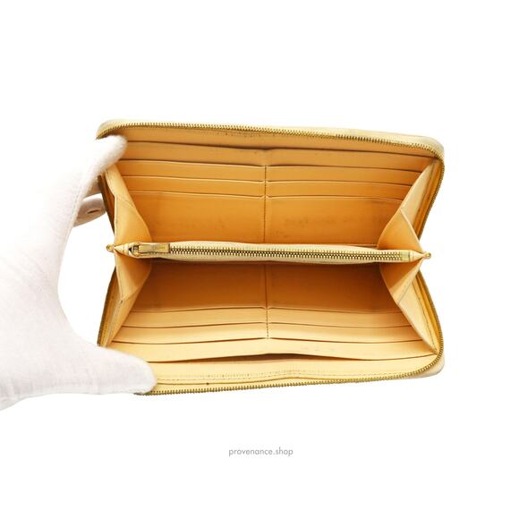 🔴 Celine Multifunction Zip Wallet - Beige/Navy - Picture 8 of 9